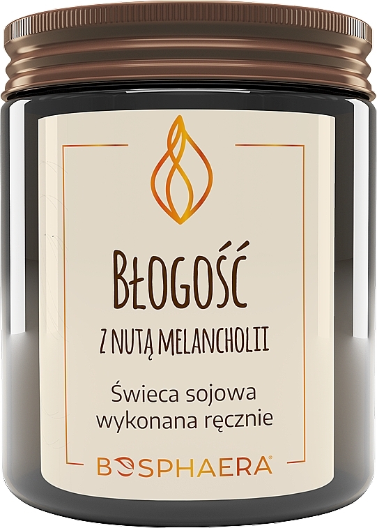 Soy Candle 'Bliss with Notes of Melancholy' - Bosphaera — photo N1