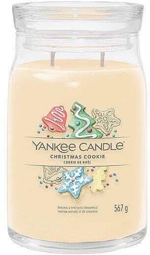 Scented Candle in Jar 'Christmas Cookie', 2 wicks - Yankee Candle Singnature — photo N14