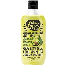 Fragrances, Perfumes, Cosmetics Shower Cream Gel "Relax" - MonoLove Bio Avocado-Hawai Relax