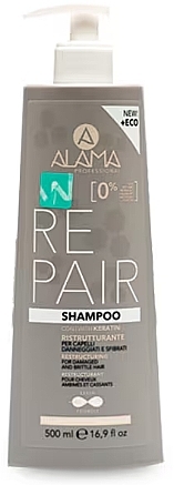 Shampoo for Damaged Hair - Alama Repair Shampoo — photo N1