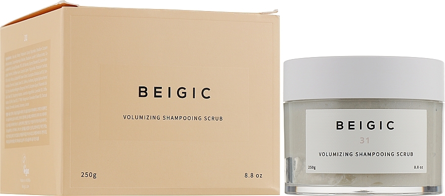 Scalp Scrub Shampoo - Beigic Volumizing Shampoo Scrub — photo N3