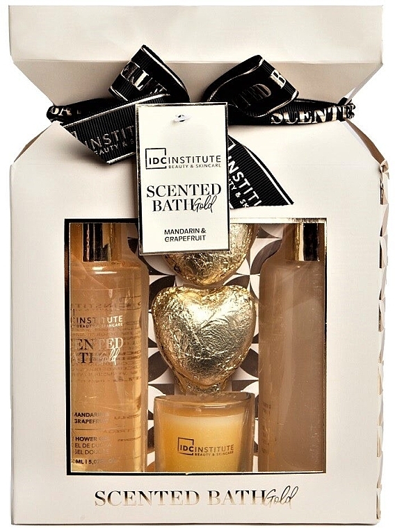 Set, 5 products - IDC Institute Scented Bath Gold — photo N1