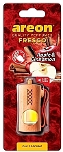 Apple & Cinnamon Car Air Freshener - Areon Fresco New Apple & Cinnamon Car Perfume — photo N1
