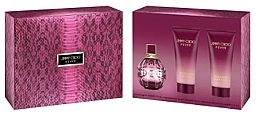 Fragrances, Perfumes, Cosmetics Jimmy Choo Fever - Set (edp/100ml + b/lot/100ml + sh/gel/100ml)	