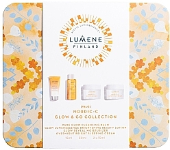 Fragrances, Perfumes, Cosmetics Set - Lumene Valo Glow & Go Collection (f/balm/15ml + essense/50ml + cr/2x15ml)