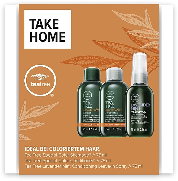 Set - Paul Mitchell Tea Tree Special Color Take Home Kit (shm/75ml + cond/75ml + spray/75ml) — photo N1