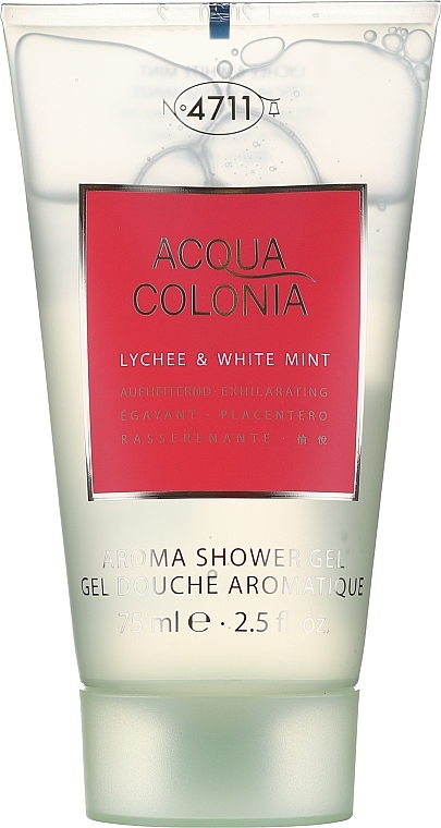 Maurer & Wirtz 4711 Aqua Colognia Lychee & White Mint - Set (edc/50ml + sh/gel/75ml) — photo N13