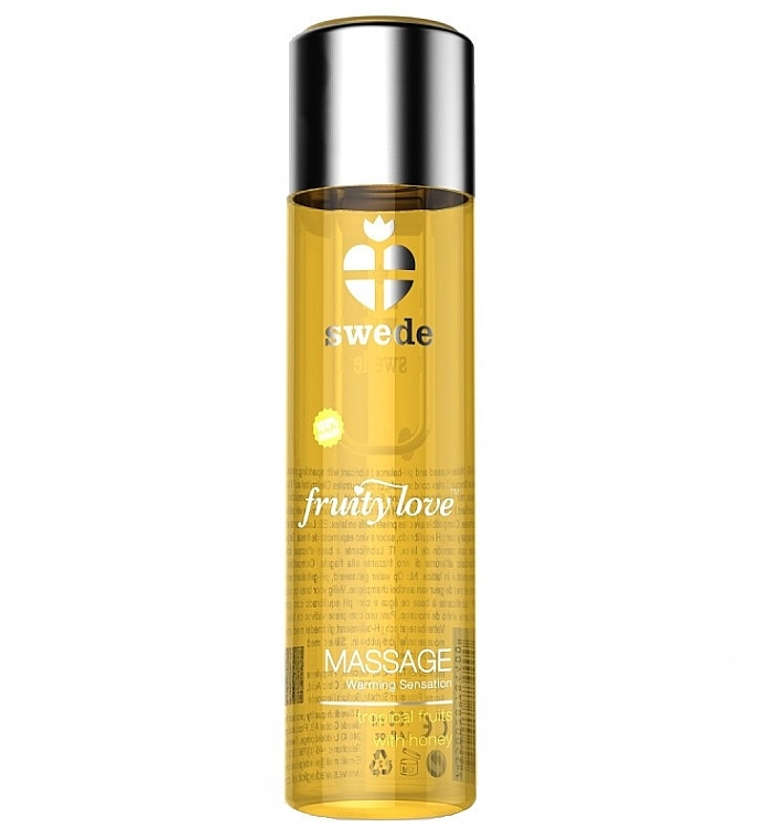 Tropical Fruits with Honey Massage Gel - Swede Fruity Love Massage Warming Sensation Tropical Fruits With Honey — photo N1