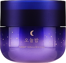 Fragrances, Perfumes, Cosmetics Facial Night Cream - Missha Tonight Brilliance Oil In Cream