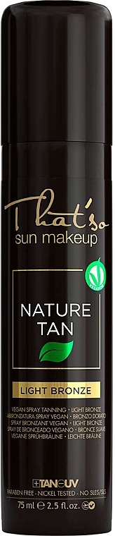 Bronzing Self-Tanning Spray - That'So Nature Tan Light Bronze — photo N1