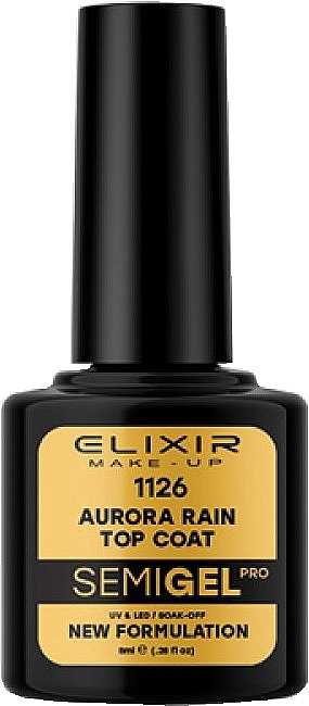 Top Coat - Elixir Semi Gel Pro Top Coat — photo N8