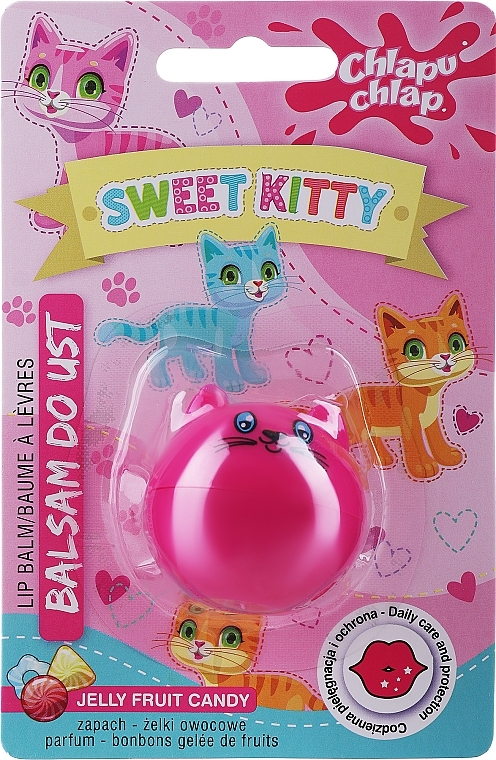 Lip Balm - Chlapu Chlap Sweet Kitty Lip Balm Jelly Fruit Candy — photo N1