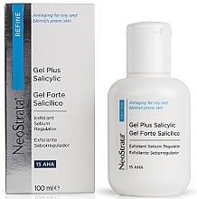 Gel for Oily and Problematic Skin with AHA - NeoStrata Refine Gel Plus Salicylic 15 AHA — photo N1