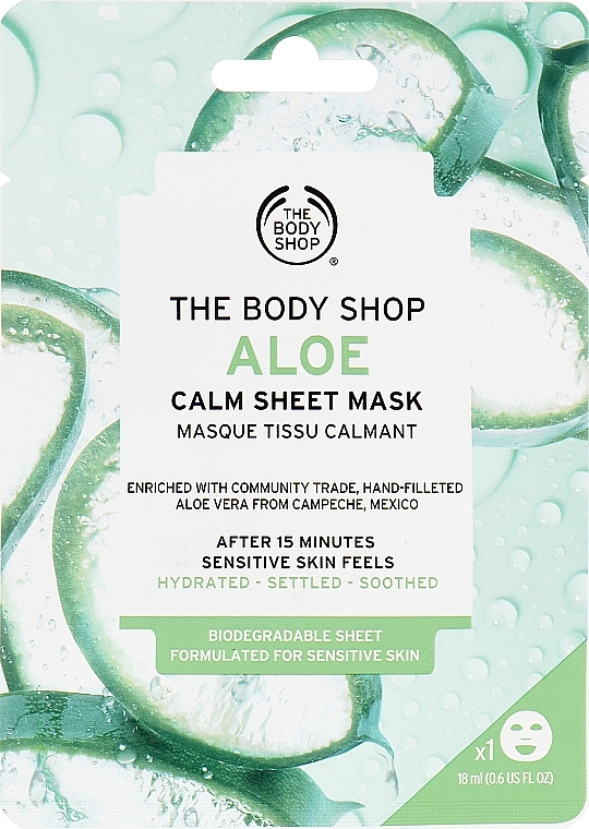 Sheet Mask - The Body Shop Aloe Calm Hydration Sheet Mask — photo N4