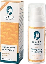 Fragrances, Perfumes, Cosmetics Spirulina Face Cream for Dry Skin - Gaja