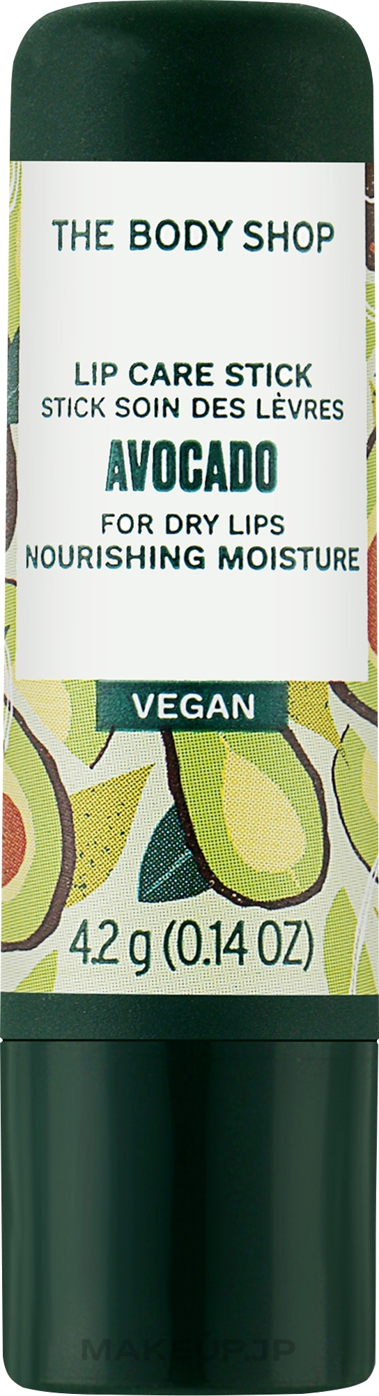 Nourishing & Moisturising Lip Balm 'Avocado' - The Body Shop Avocado Lip Care Stick — photo 4.2 g