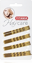 Fragrances, Perfumes, Cosmetics Hair Grips, 7 cm, golden, 20 pcs - Titania