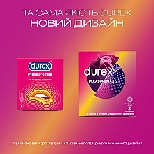 Condoms, 3 pcs - Durex Pleasuremax — photo N20