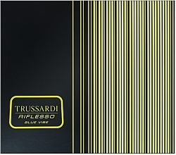 Fragrances, Perfumes, Cosmetics Trussardi Riflesso Blue Vibe - Set (edt/50ml + sh/gel/100ml)