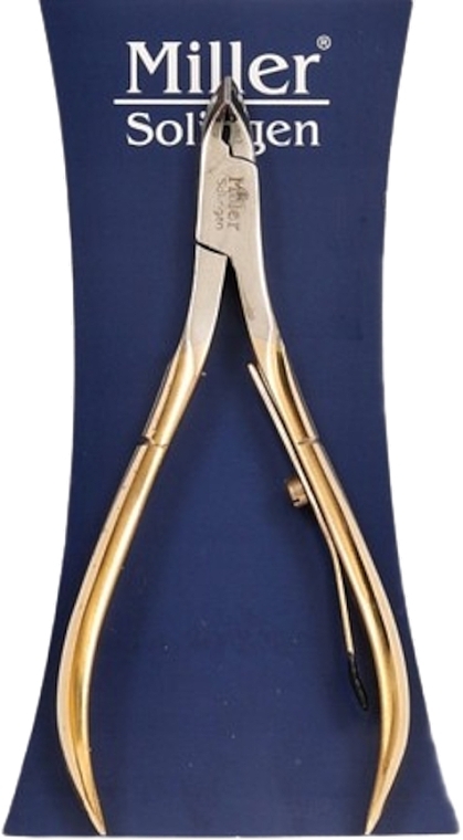 Cuticle & Nail Clippers with Gold-Plated Tips - Miller Solingen — photo N1