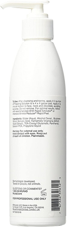 Professional Hydrating Prepping Solution - Murad Age Reform Prepping Solution — photo N2