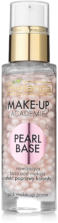 Pink Skin Tone Perfecting Makeup Base - Bielenda Make-Up Academie Pearl Base — photo N1