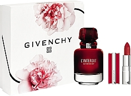 Givenchy L'Interdit Rouge - Set (edp/50 ml + lipstick/1.5 g) — photo N1