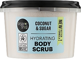 Coconut Body Scrub - Organic Shop Hydrating Body Scrub Coconut & Sugar — photo N2