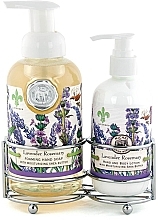 Fragrances, Perfumes, Cosmetics Set - Michel Design Works Handcare Caddy Lavender Rosemary (b/lot/236ml + hand/soap/530ml)