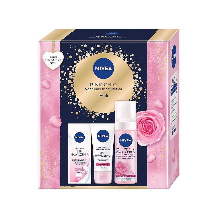 セット - NIVEA Pink Chic (f/foam/150ml + f/cr/50ml) — photo N1