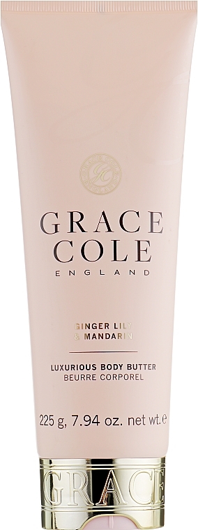 Ginger, Lily & Tangerine Body Butter - Grace Cole England Ginger Lily & Mandarin Luxurious Body Butter — photo N1