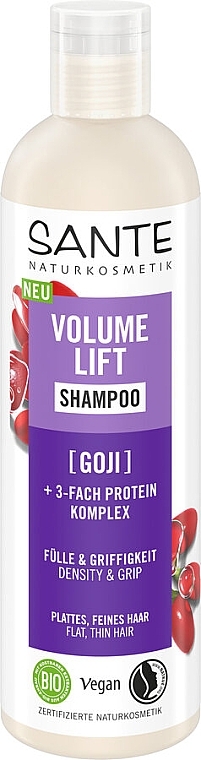 Volumizing Goji Berry Bio Shampoo - Sante Volume Lift Shampoo — photo N1