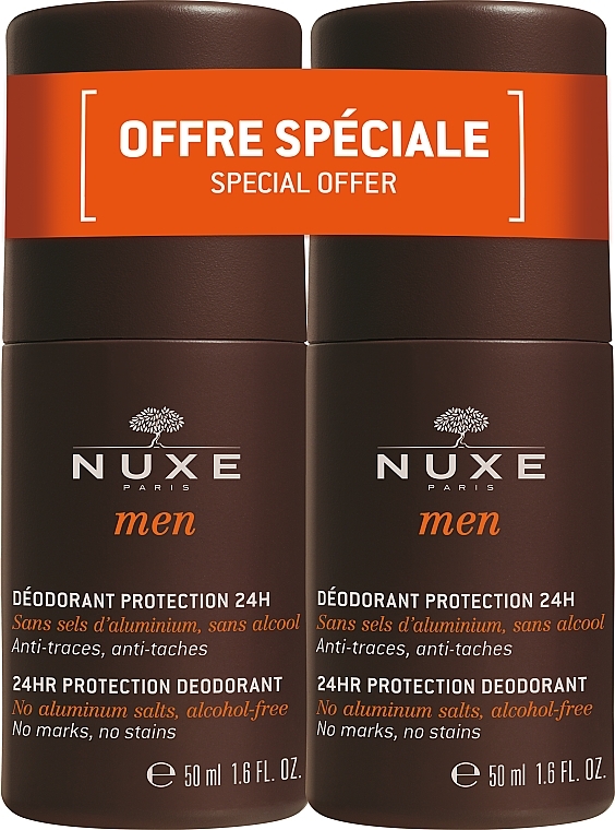 Deodorant Set - Nuxe Men 24hr Protection Deodorant (deo/2x50ml) — photo N1