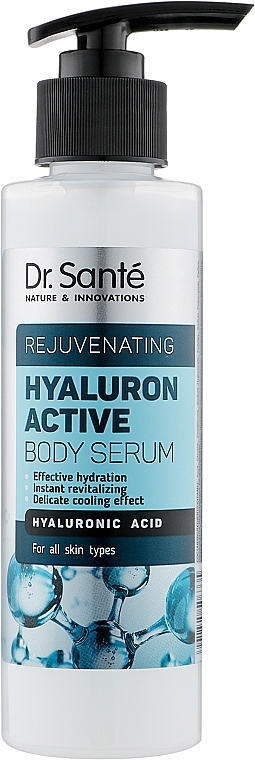 Hyaluronic Acid Body Serum - Dr. Sante Hyaluron Active Rejuvenating Body Serum — photo N1