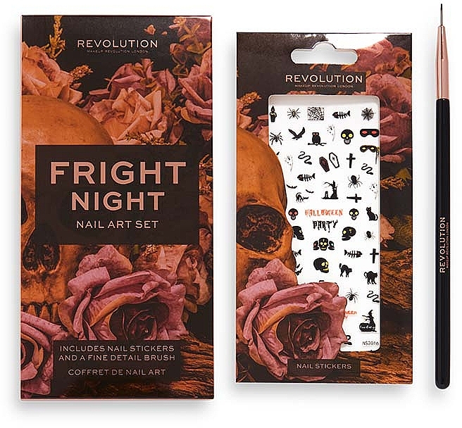 Nail Design Set - Makeup Revolution Halloween Fright Night Nail Art Set — photo N2