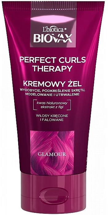 Curl Styling Gel - L'biotica Biovax Glamour Perfect Curls Therapy — photo N1