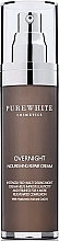 Rich Night Face Cream - Pure White Cosmetics Overnight Nourishing Repair Cream — photo N3