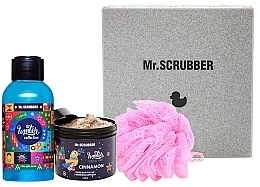 Fragrances, Perfumes, Cosmetics Set "Christmas Time" - Mr.Scrubber Winter Collection Christmas Time (sh/gel/150ml + scr/150g + sh/sponge/1pc)