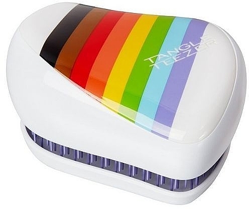 Compact Hair Brush - Tangle Teezer Compact Styler Pride Rainbow — photo N1