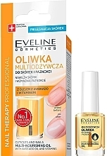 Nail & Cuticle Nourishing Oil - Eveline Cosmetics Nail Therapy Professional  — photo N1