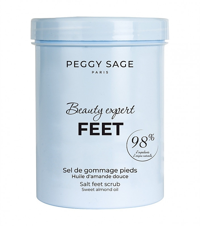 Salt Foot Scrub with Aweet Almond Oil - Peggy Sage Beauty Expert Salt Feet Scrub — photo N2