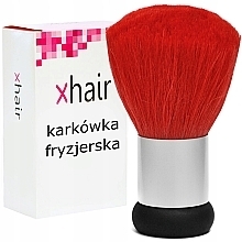 Hairdressing Neck Brush, red hair - Xhair — photo N1