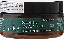 Fragrances, Perfumes, Cosmetics Face Mask - Sukin Super Greens Detoxifying Clay Masque