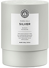 Fragrances, Perfumes, Cosmetics Bleaching Powder with Purple Pigment - Maria Nila Silver Bleach Jar