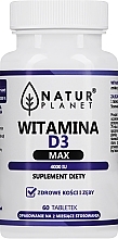 Vitamin D3 MAX 4000IU, Tablets - Natur Planet Vitamin D3 4000IU — photo N2