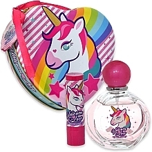 Fragrances, Perfumes, Cosmetics Set - Lorenay Unicorn Love Set (edt/50ml + lip/balm/3.4g)