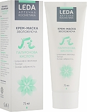 Fragrances, Perfumes, Cosmetics Moisturizing Cream Mask with Hyaluronic Acid - Leda Moisturizing Cream Mask