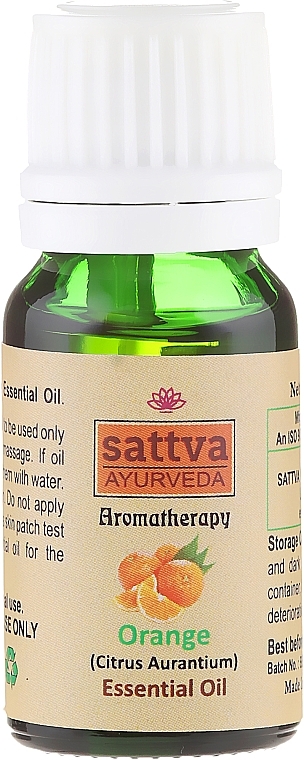 Essential Oil "Orange" - Sattva Ayurveda Orange Essential Oil — photo N2