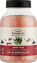 Fragrances, Perfumes, Cosmetics Bath Salt 'Sandal and Patchouli' - Green Pharmacy