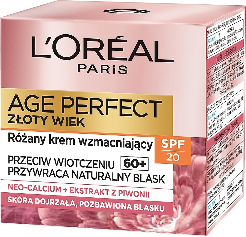 Rose Firming Cream 60+ - L'Oreal Paris Age Perfect SPF 20 — photo N2